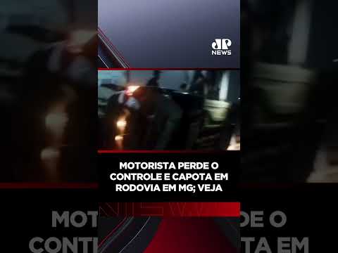 Motorista capota Toyota SW4 na BR-262 em Manhuaçu; veja detalhes